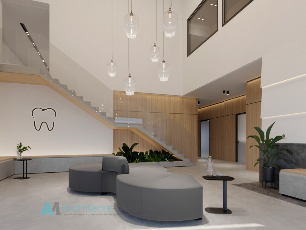 centre-dentaire-orthodontie-genève-luxe-bois-marbre-béton-1